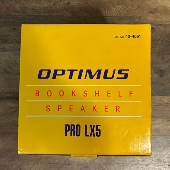 Optimus PRO LX5 Bookshelf Speaker #40-4061 With Linaeum Tweeters -BRAND NEW - Picture 3 of 4